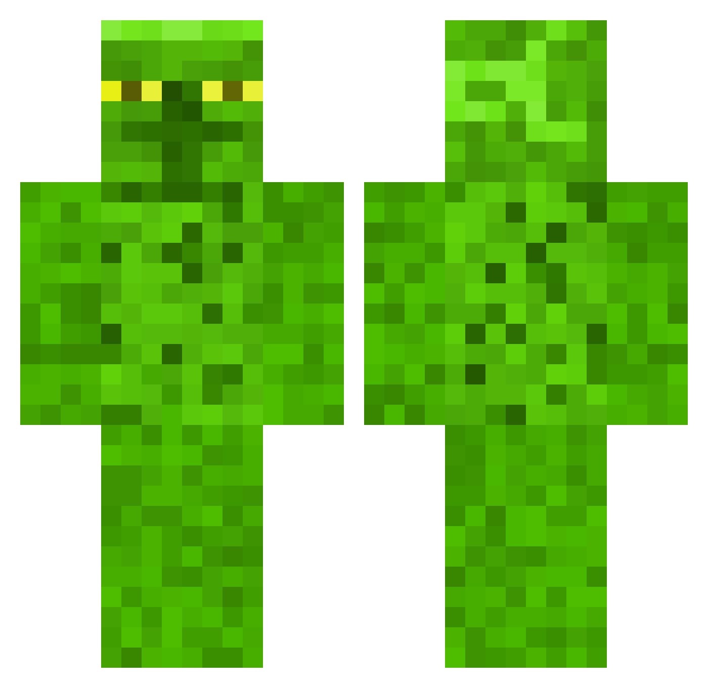 thedude457576 Minecraft skin, front and back view