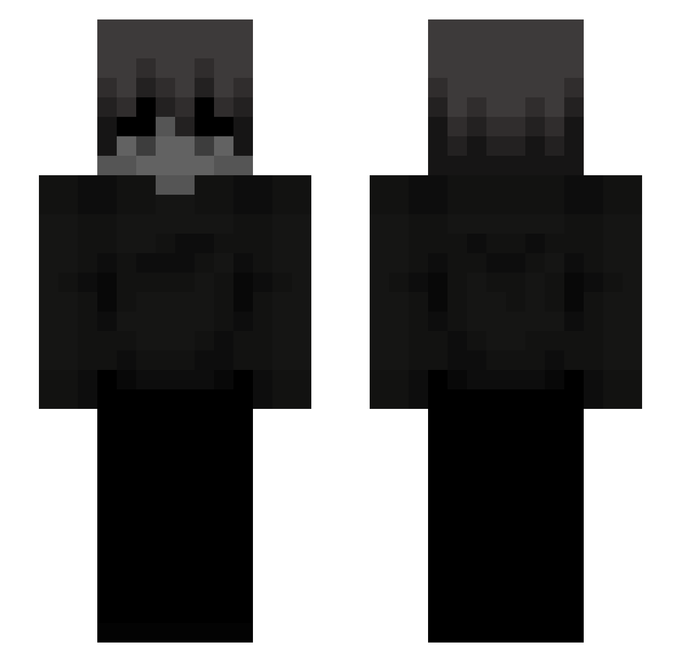 Henri_McO Minecraft skin, front and back view