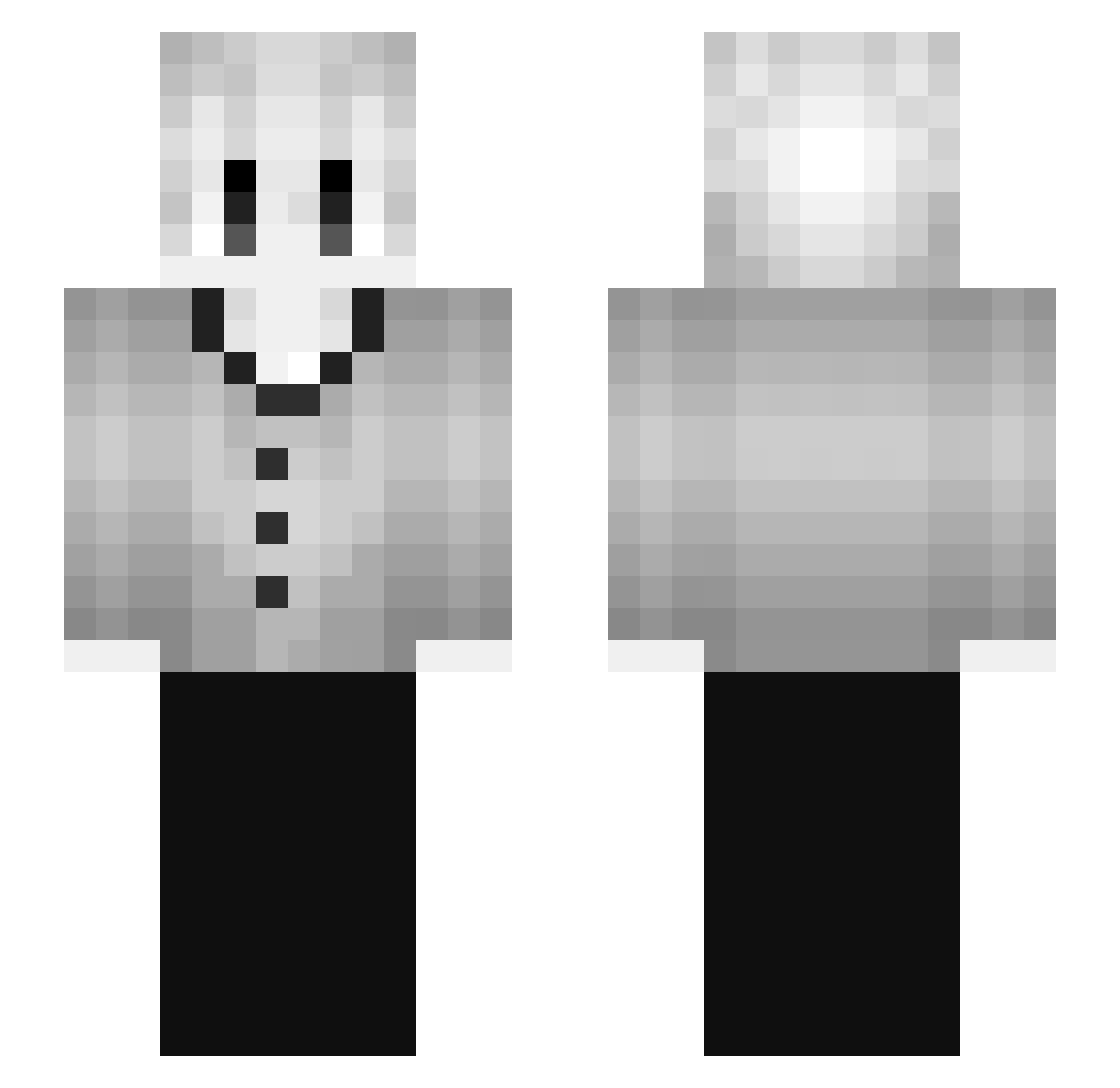 f__9 Minecraft skin, front and back view