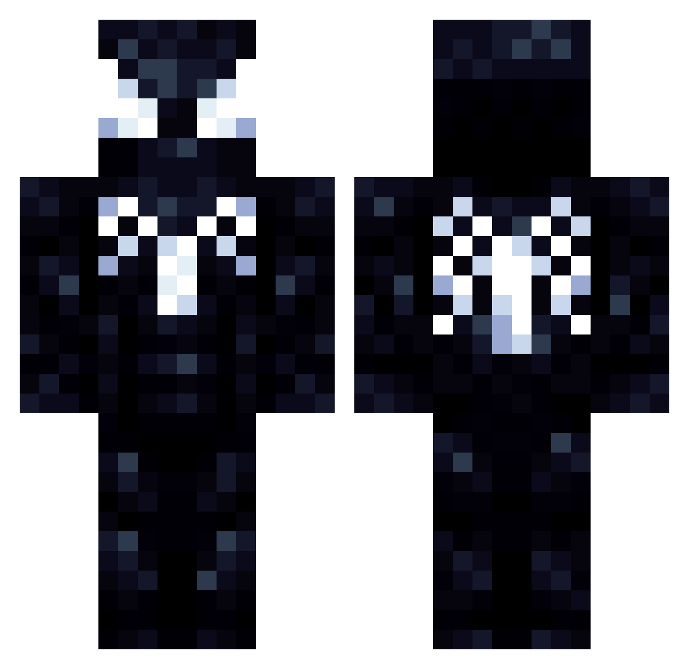 Tuttan04 Minecraft skin, front and back view