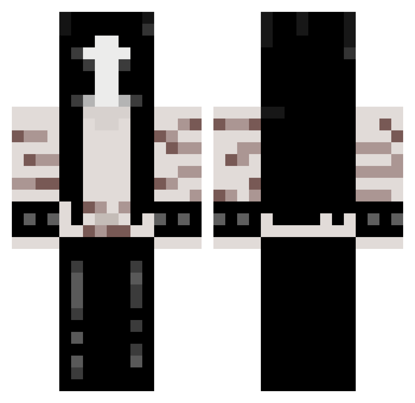 SUNGCHAN32 Minecraft skin, front and back view