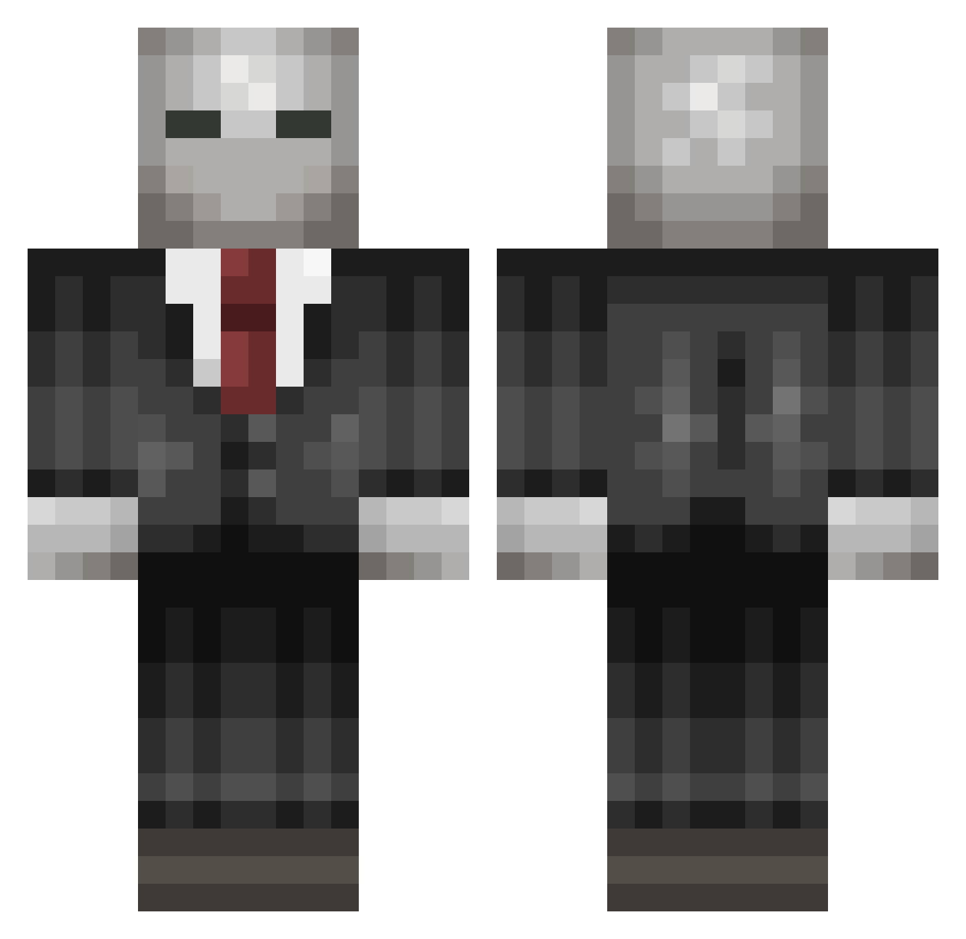 STONER_MASTER Minecraft skin, front and back view