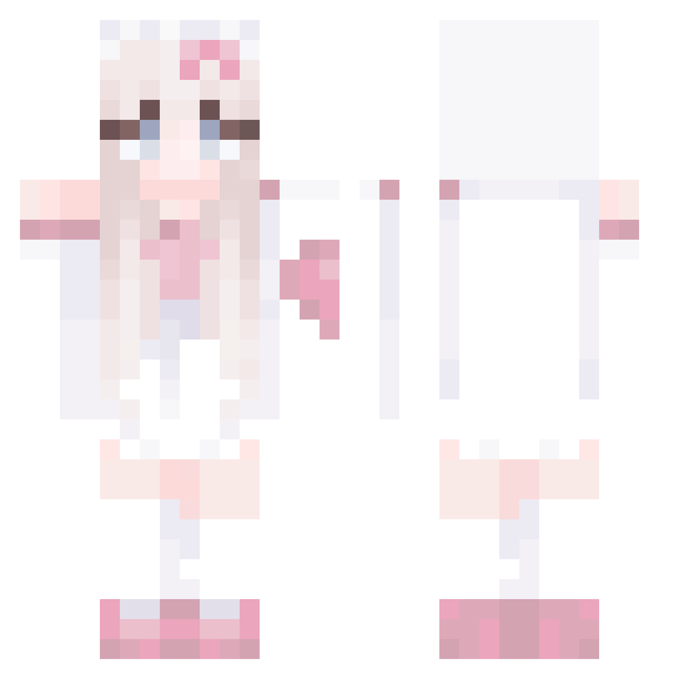 queenbella429 Minecraft skin, front and back view