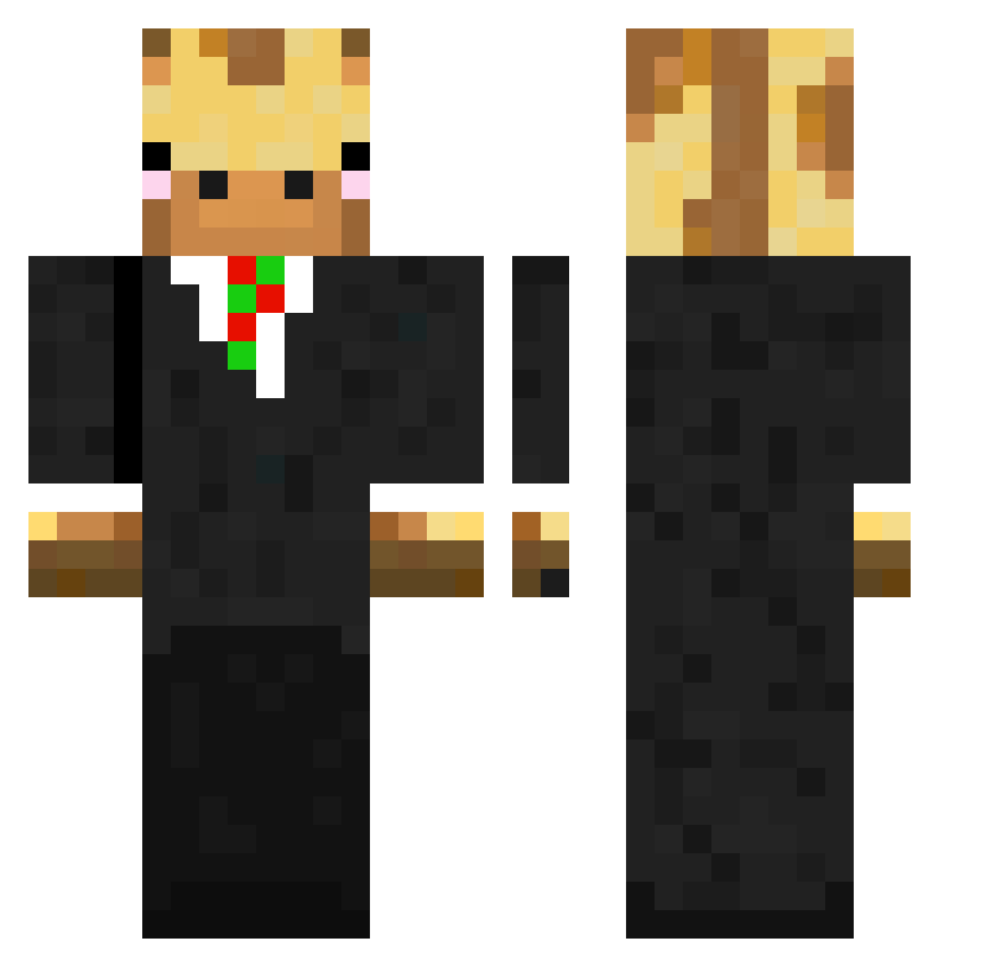 Dont_touchmehaha Minecraft skin, front and back view