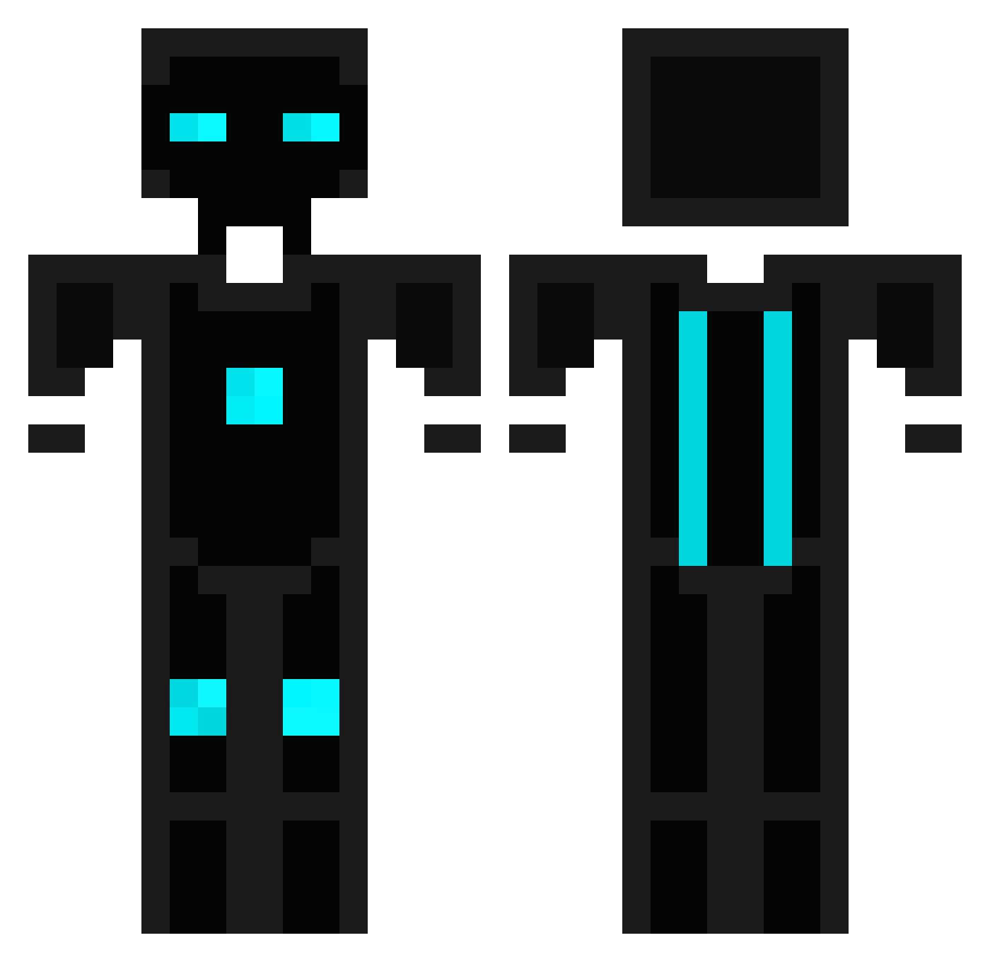 B_MayfieldLover Minecraft skin, front and back view