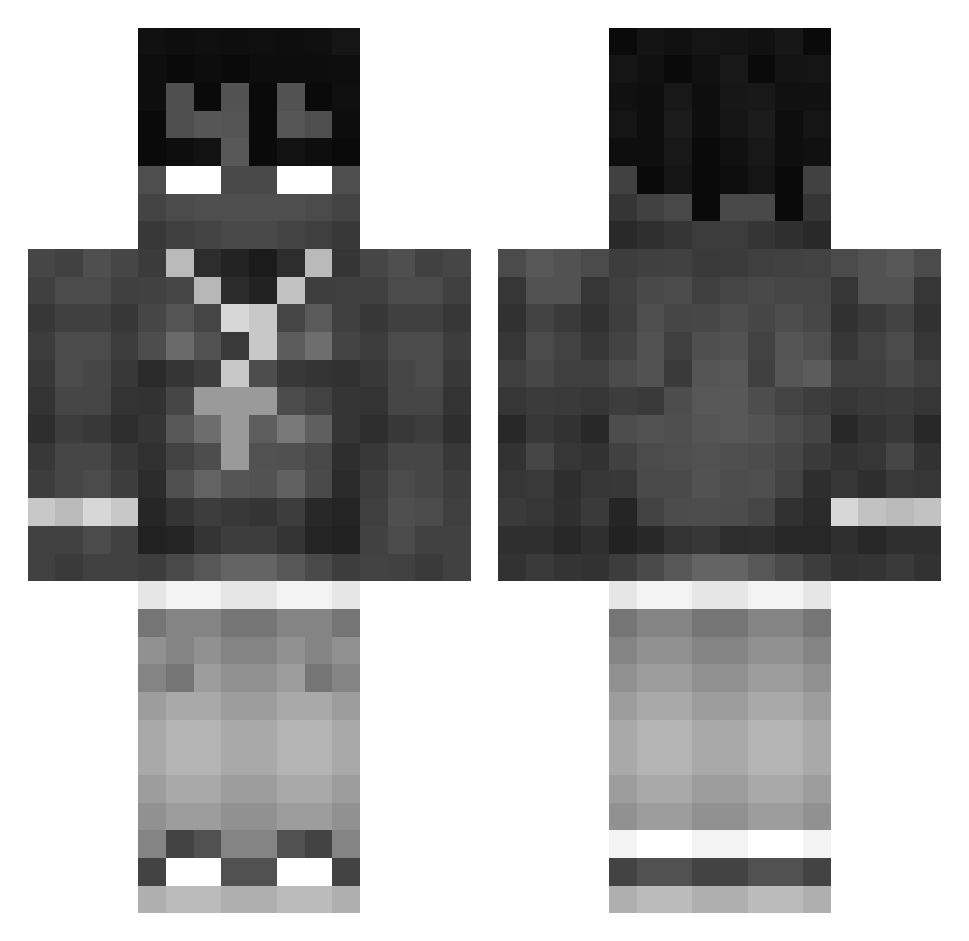 siwons Minecraft skin, front and back view