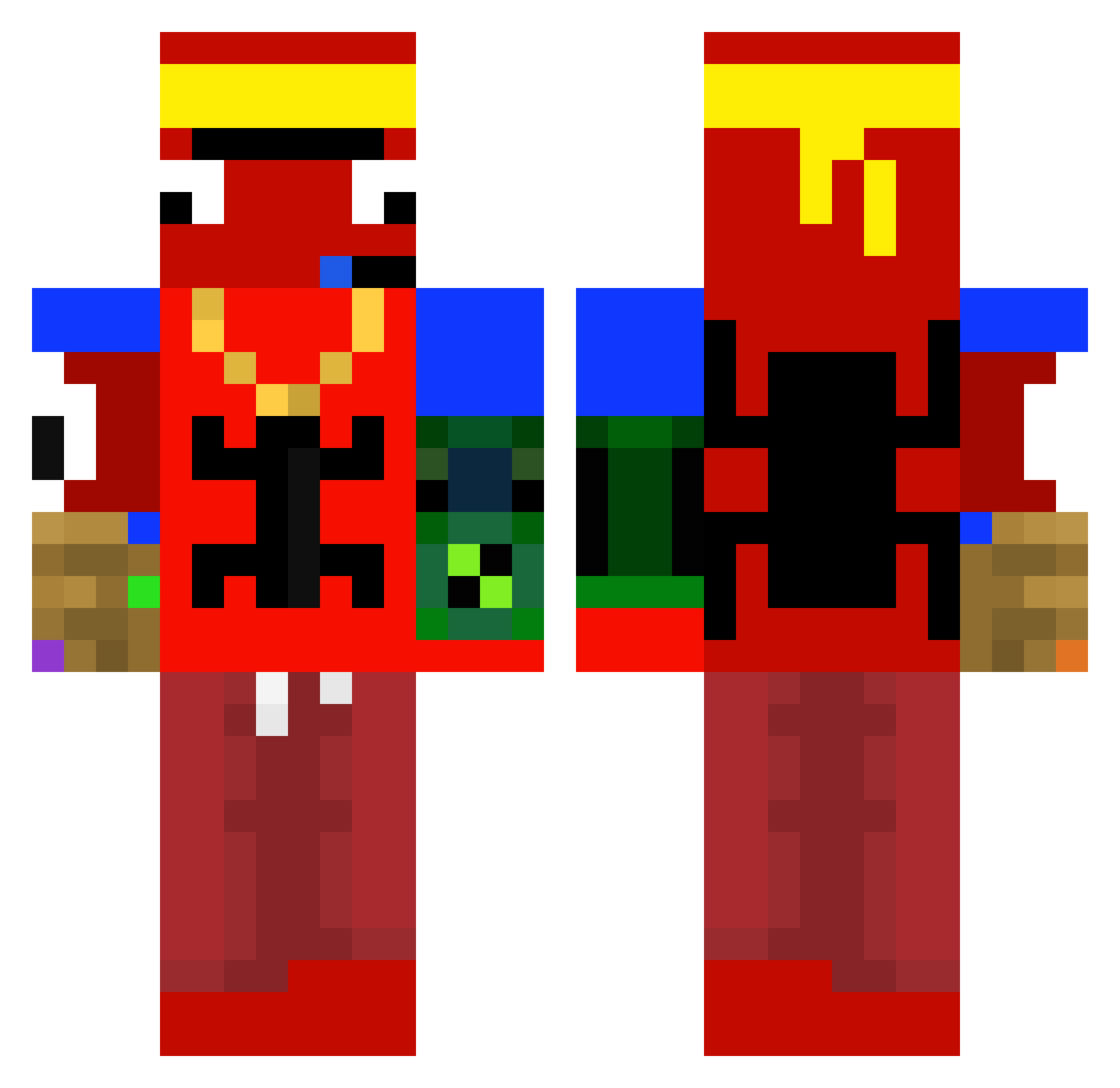 polat_alemdarxxx Minecraft skin, front and back view