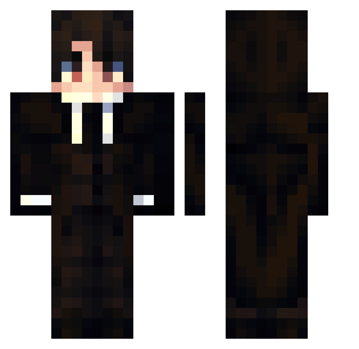 Vinicius712kj Minecraft skin, front and back view