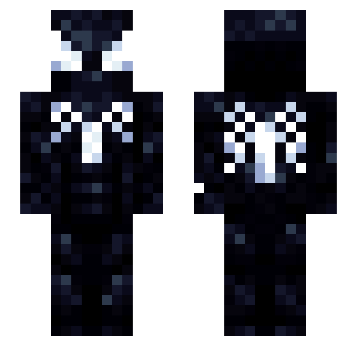 liveilias Minecraft skin, front and back view