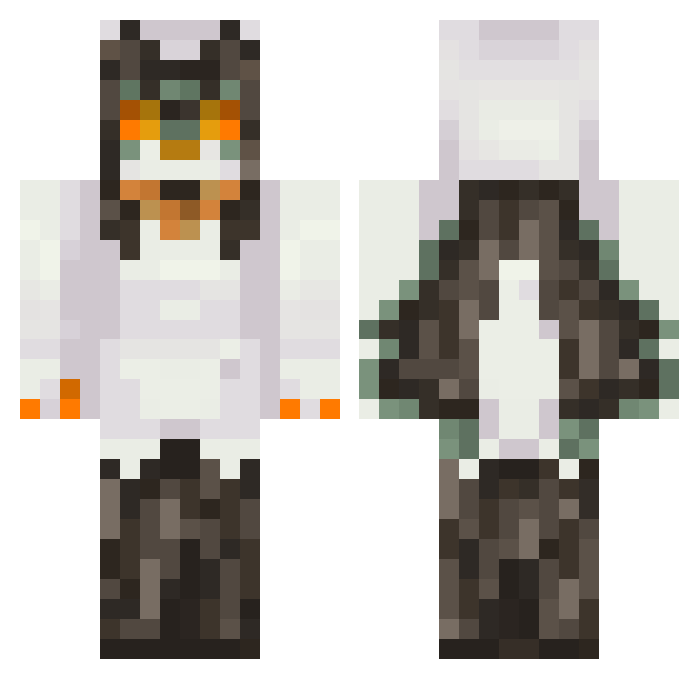 Ulizzez__ Minecraft skin, front and back view