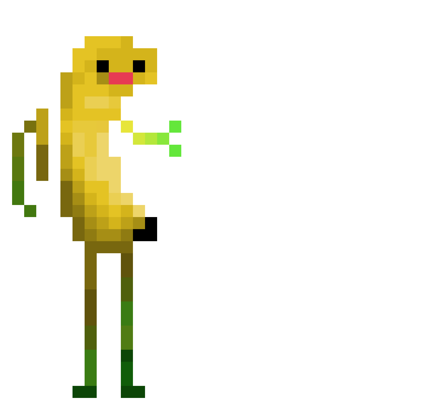 SkuxDog Minecraft skin, front and back view