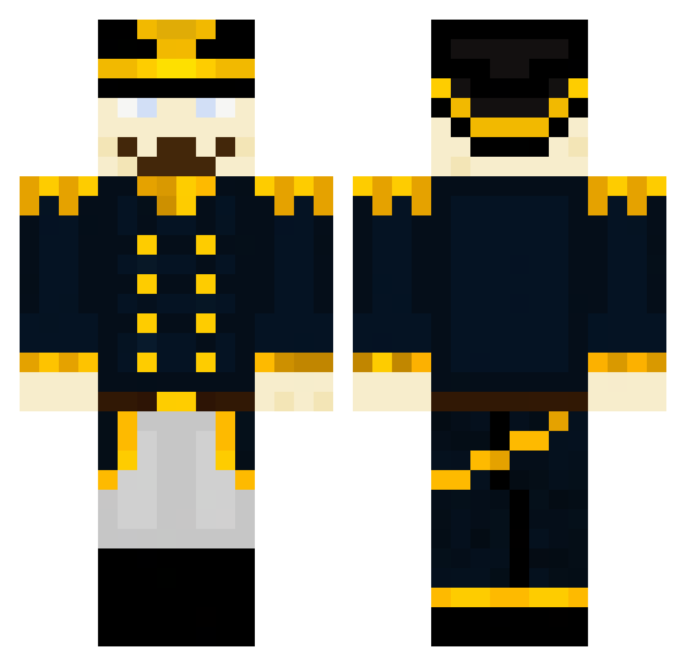 Big_Caesar7 Minecraft skin, front and back view