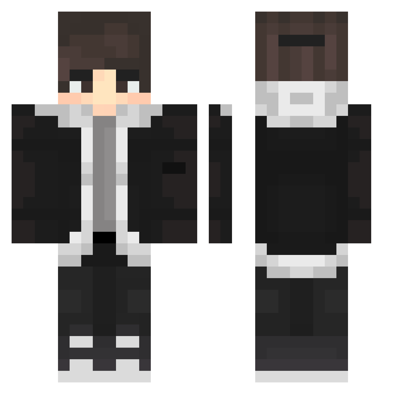 maayanz Minecraft skin, front and back view