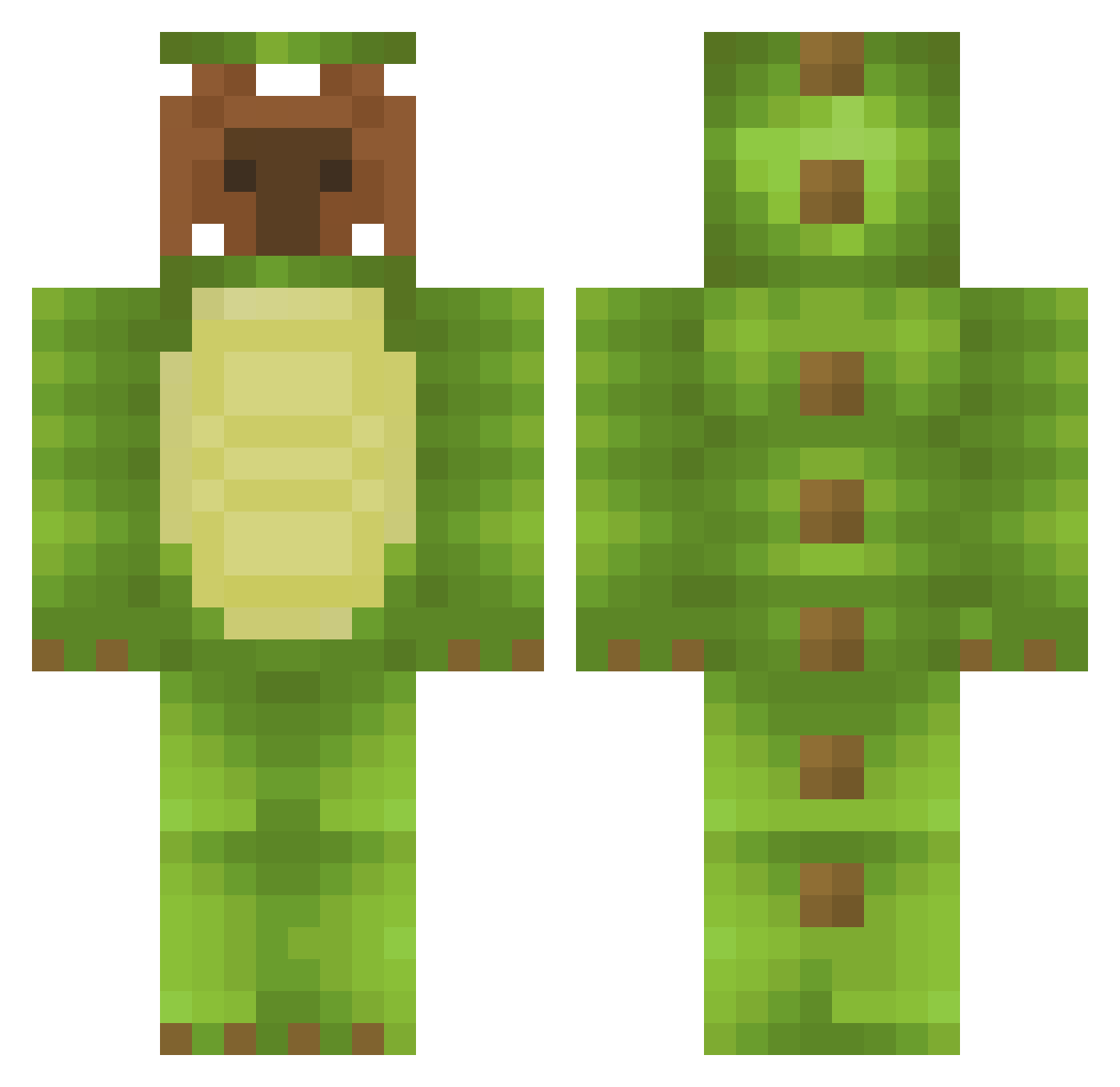 TonyGR23 Minecraft skin, front and back view