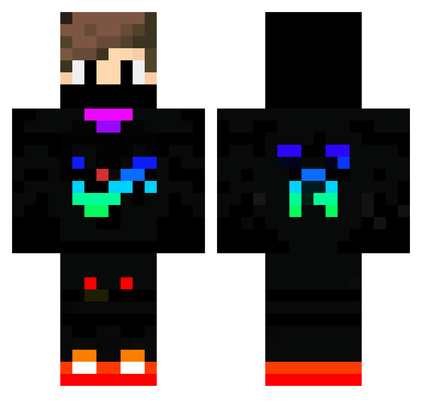 Thats_Rocket Minecraft skin, front and back view