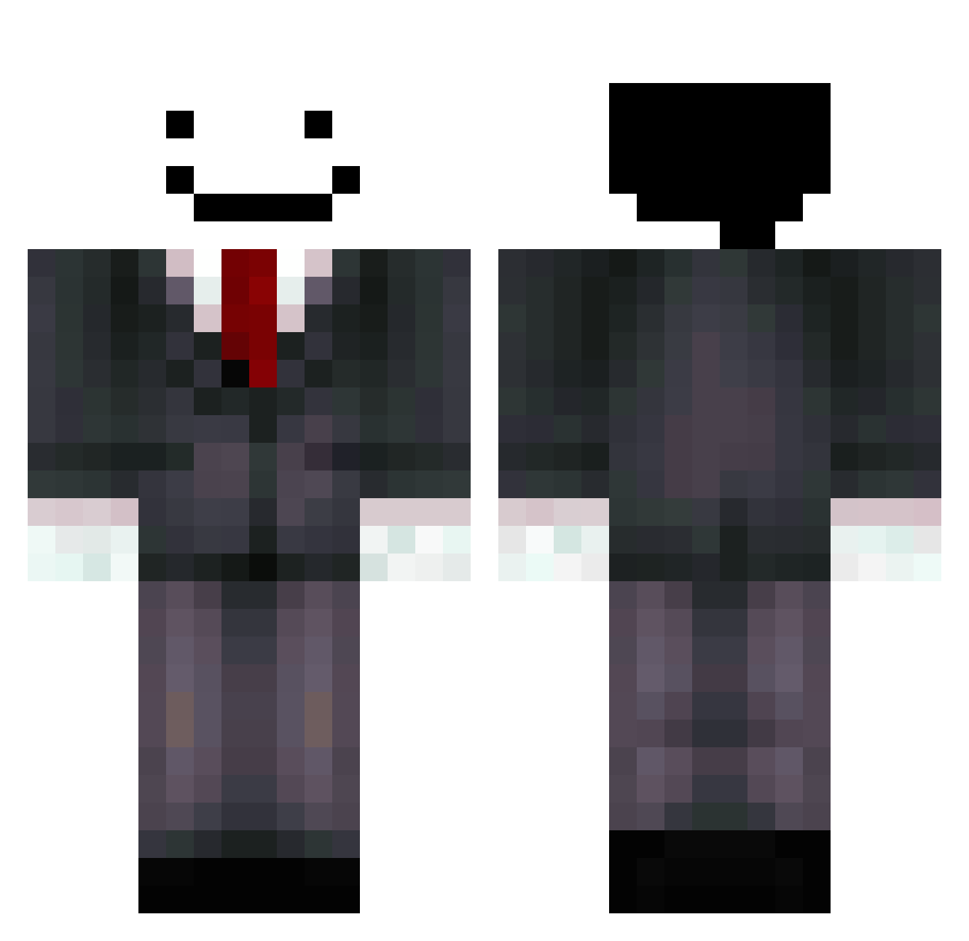 TheSouthWind525 Minecraft skin, front and back view