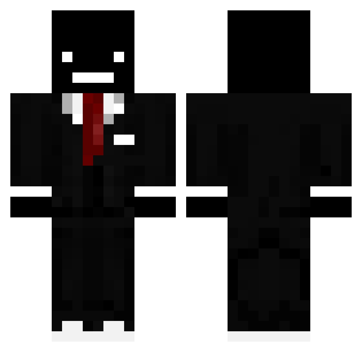 VloczeQ22 Minecraft skin, front and back view
