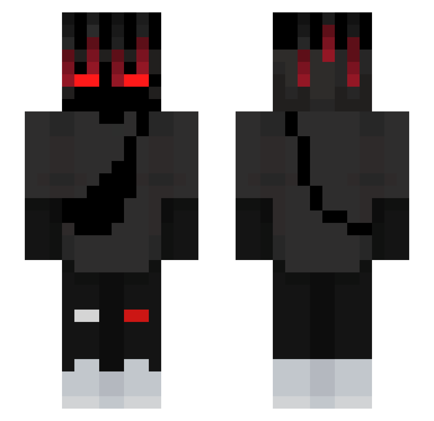 Slayer0scaR Minecraft skin, front and back view