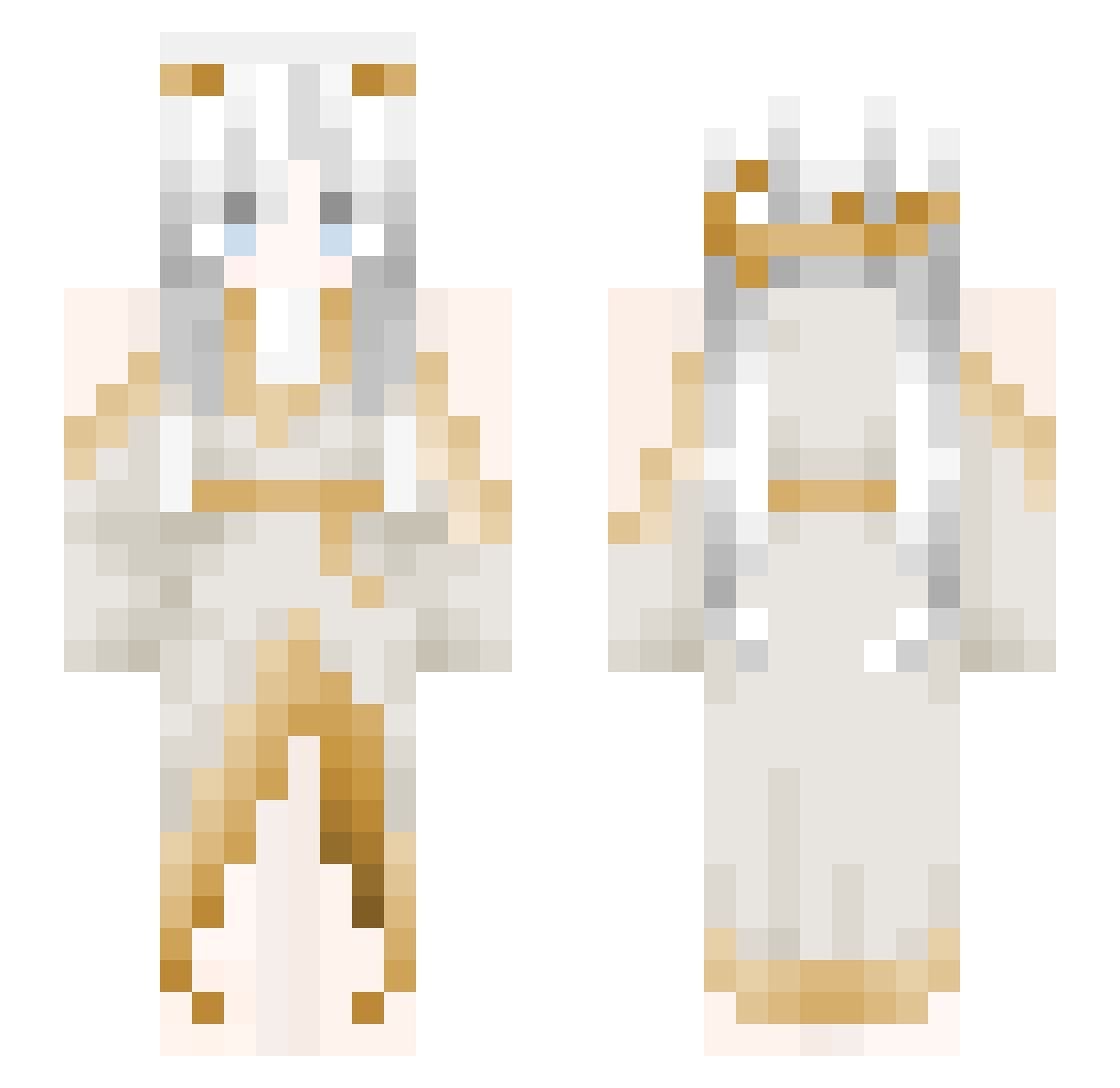 chomper1678 Minecraft skin, front and back view