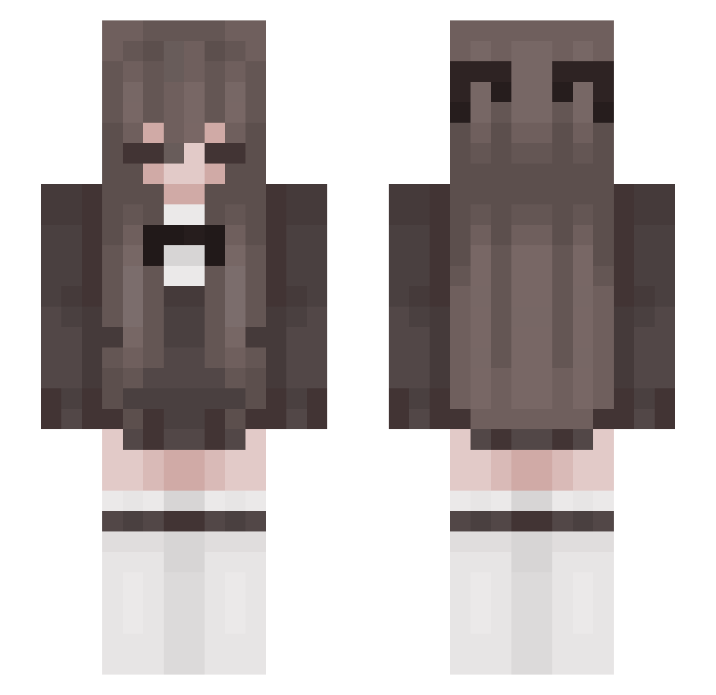 Ton_0611 Minecraft skin, front and back view