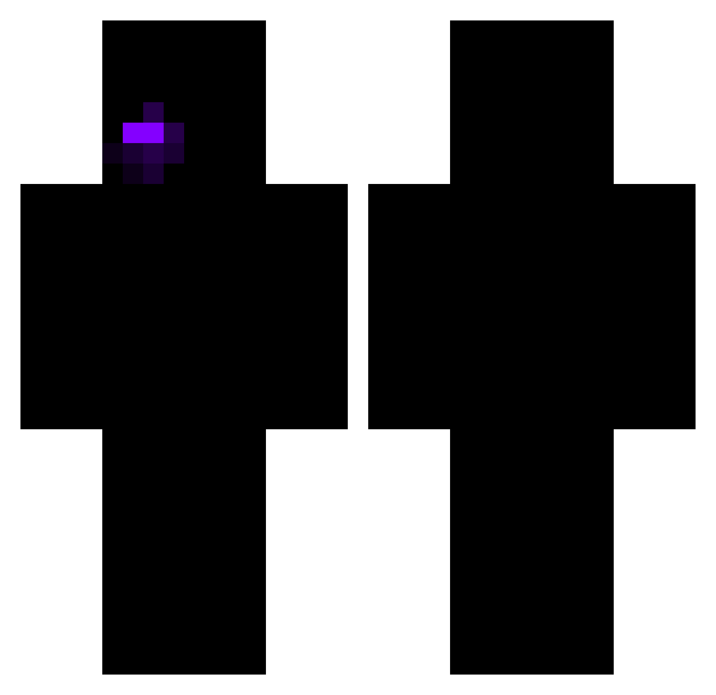 Sv25R1oDLKtrZSv2 Minecraft skin, front and back view