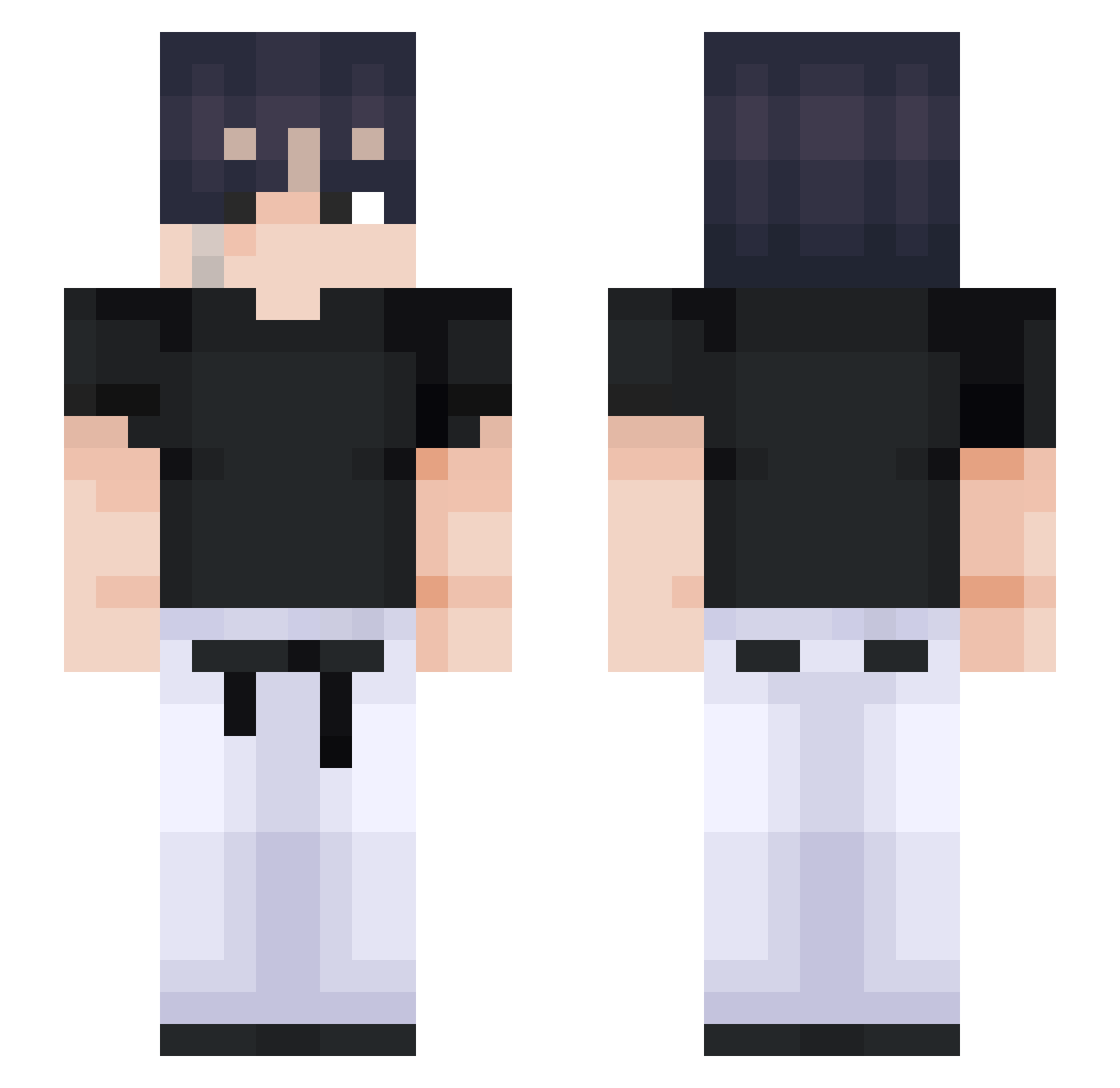 SietseBallin Minecraft skin, front and back view