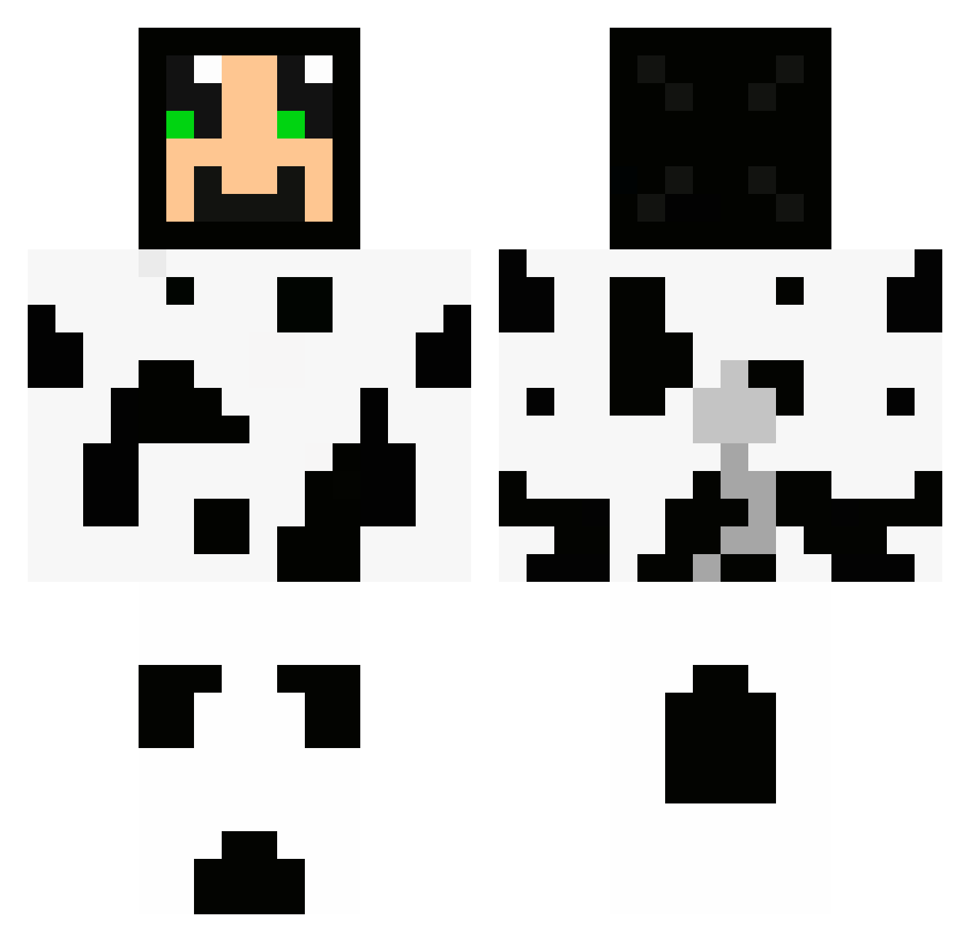 SirSnake54 Minecraft skin, front and back view