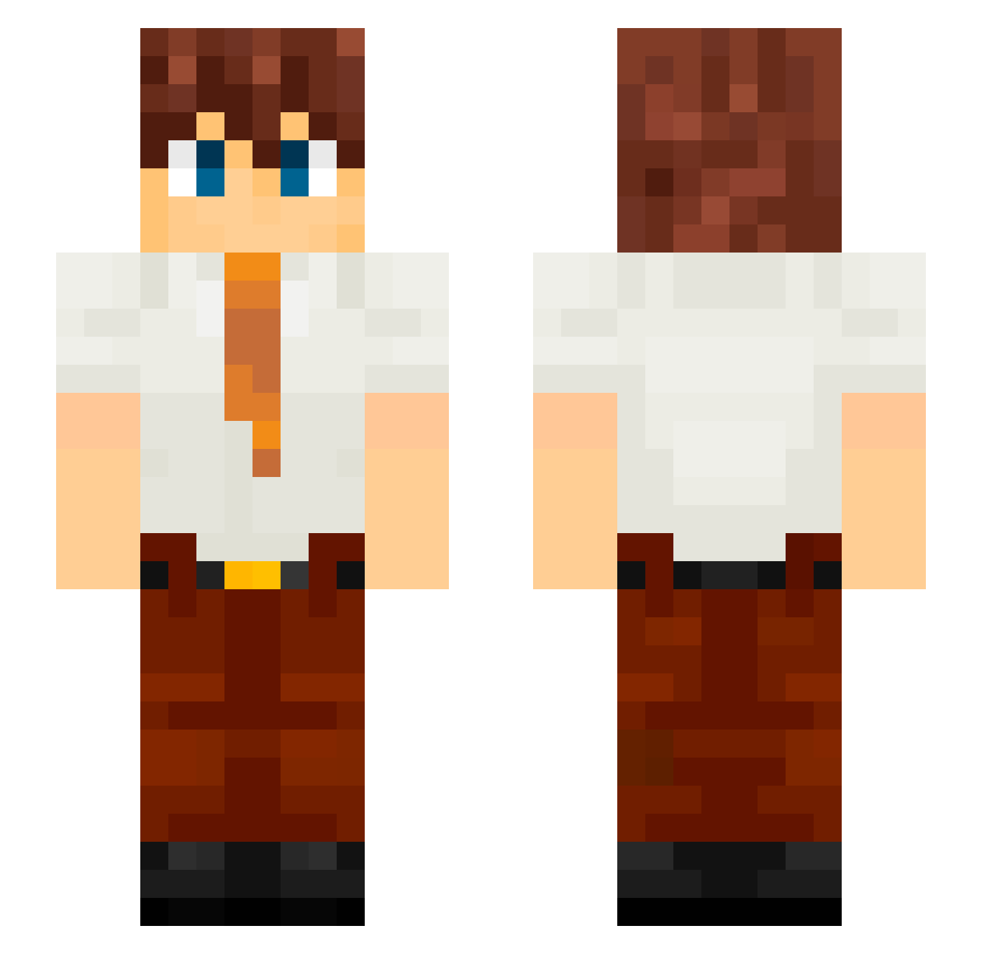 Juan56j Minecraft skin, front and back view