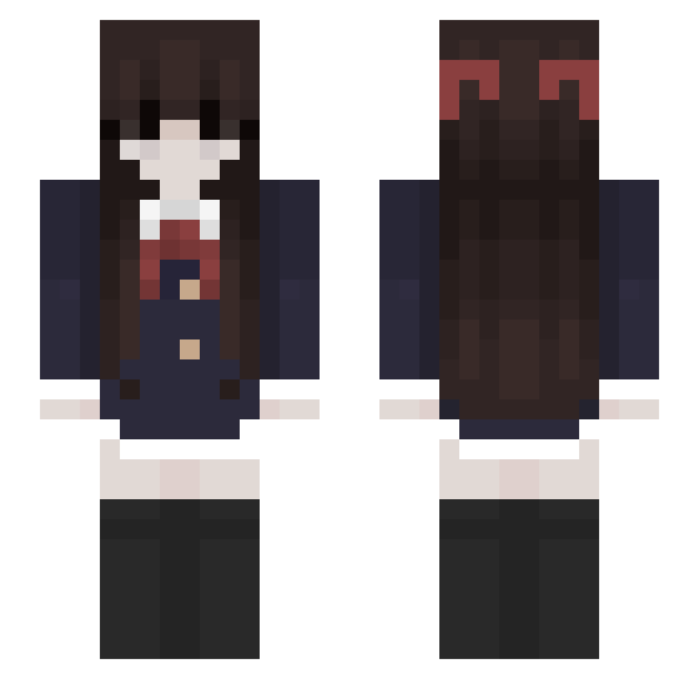 turbo_siemek Minecraft skin, front and back view