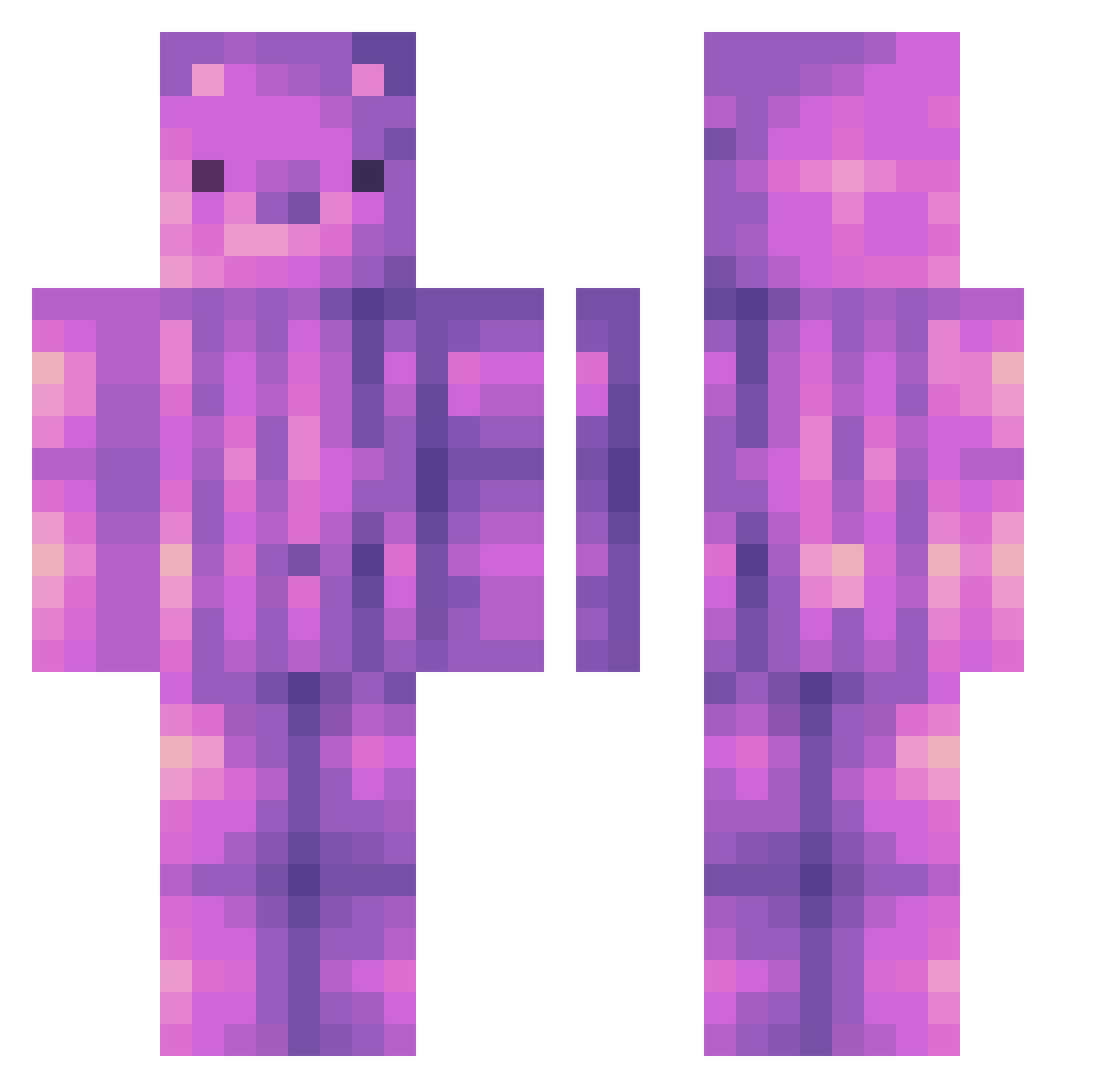 xXCheeseLord69Xx Minecraft skin, front and back view