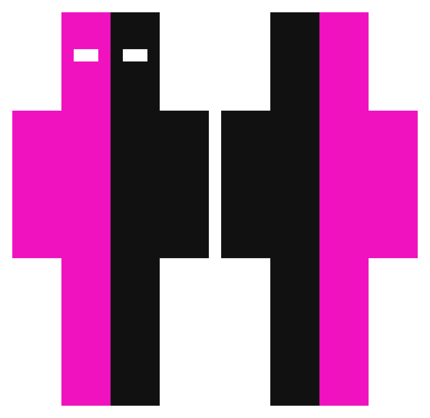 Kruemelmonster81 Minecraft skin, front and back view