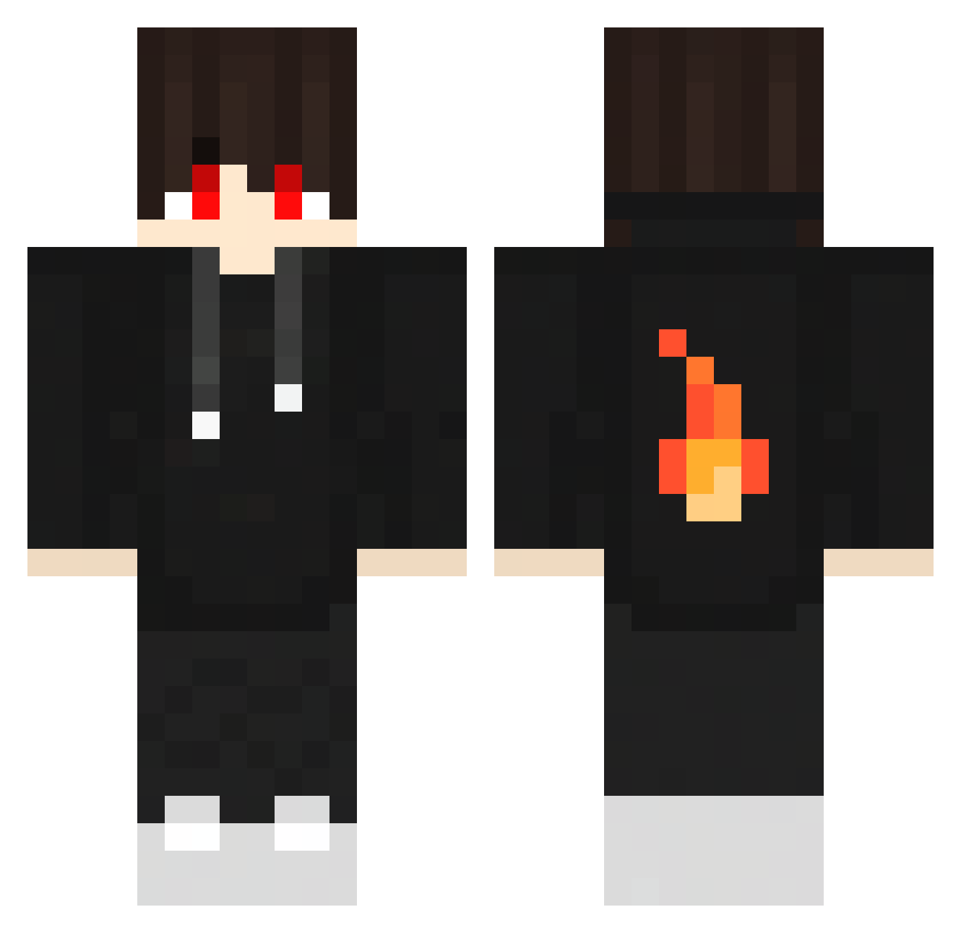 djmachado13 Minecraft skin, front and back view