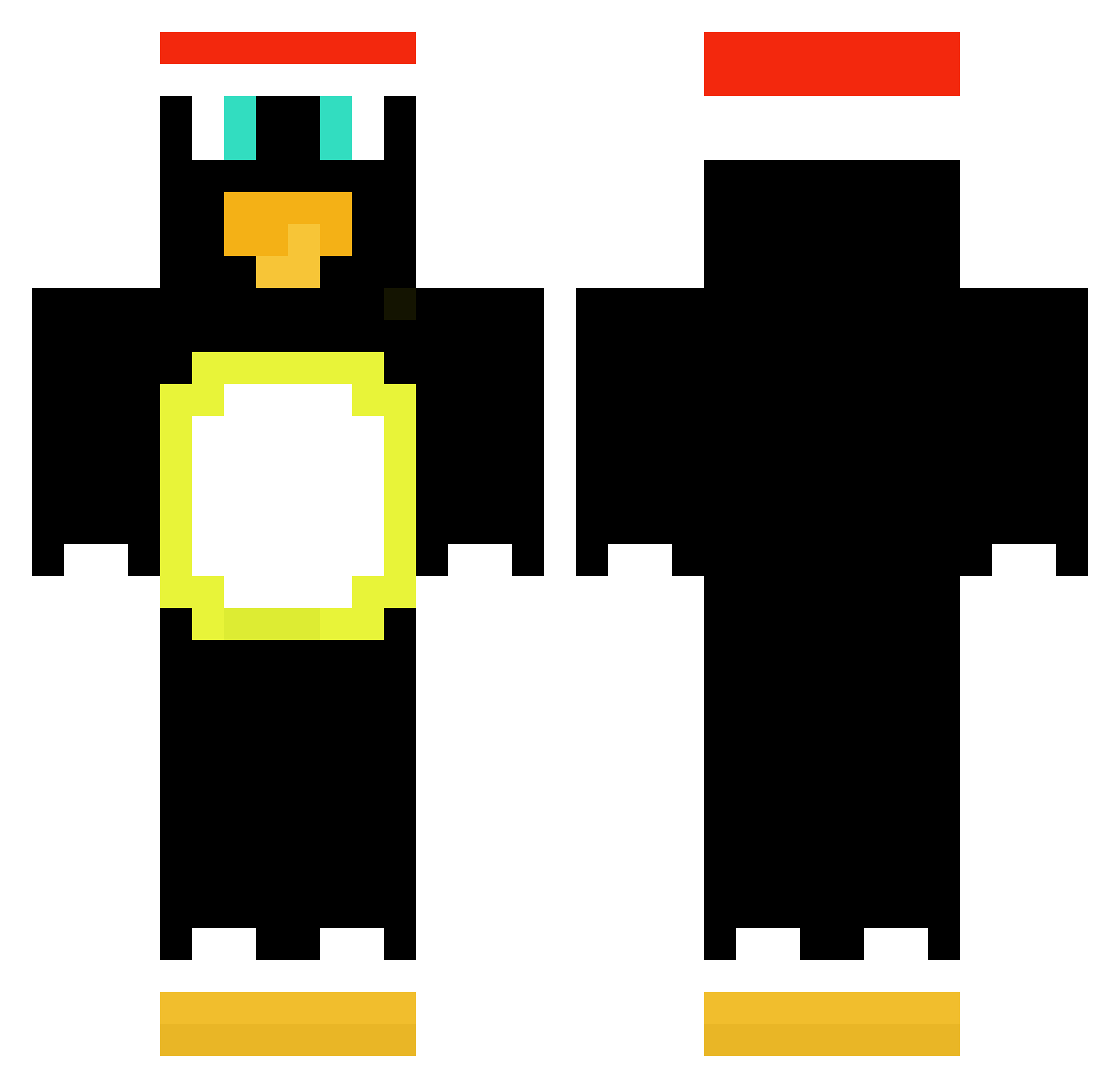 Thargur42 Minecraft skin, front and back view