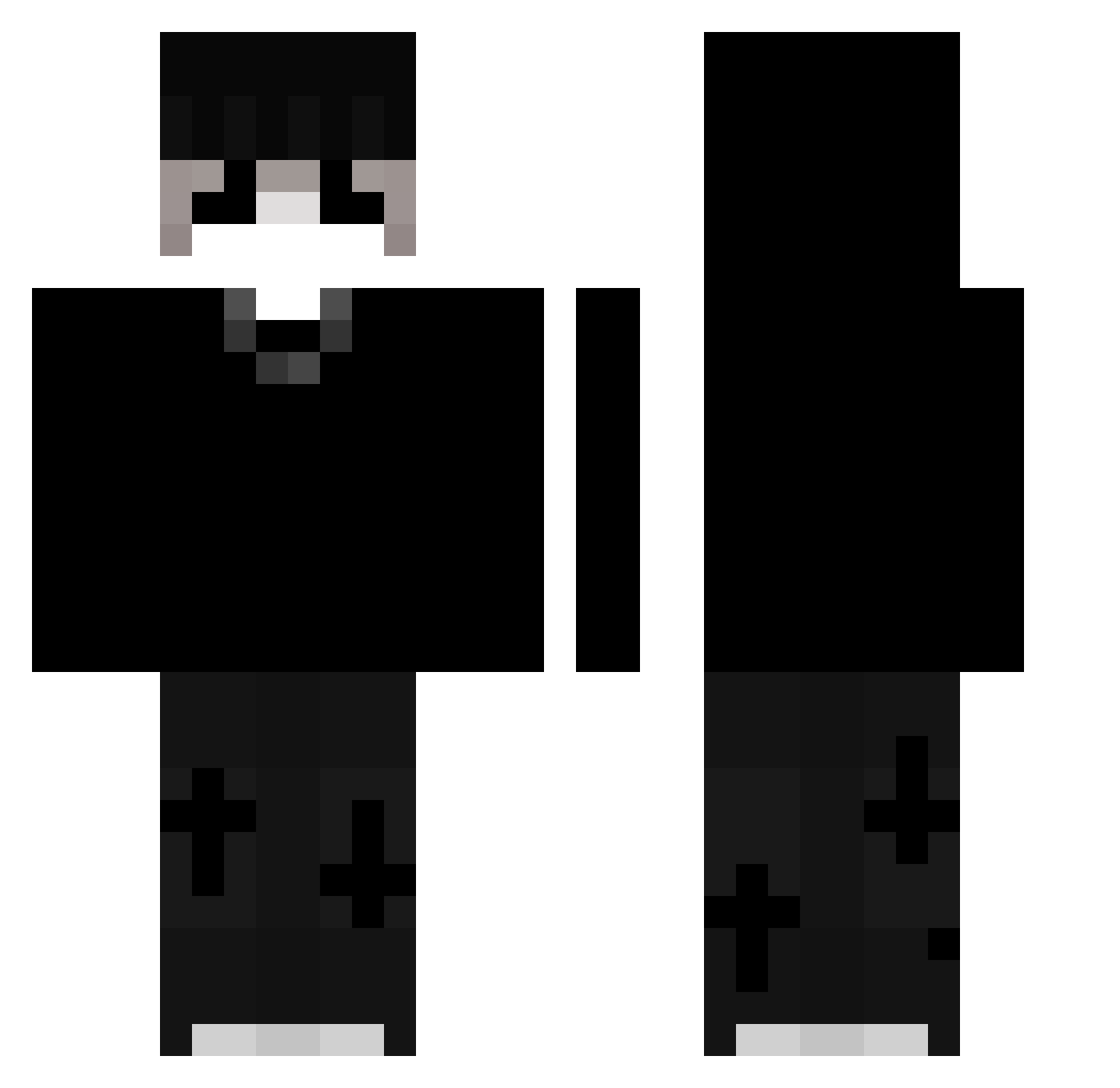 szczurek6969 Minecraft skin, front and back view