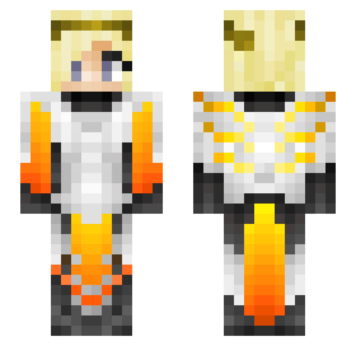 Skim_420 Minecraft skin, front and back view