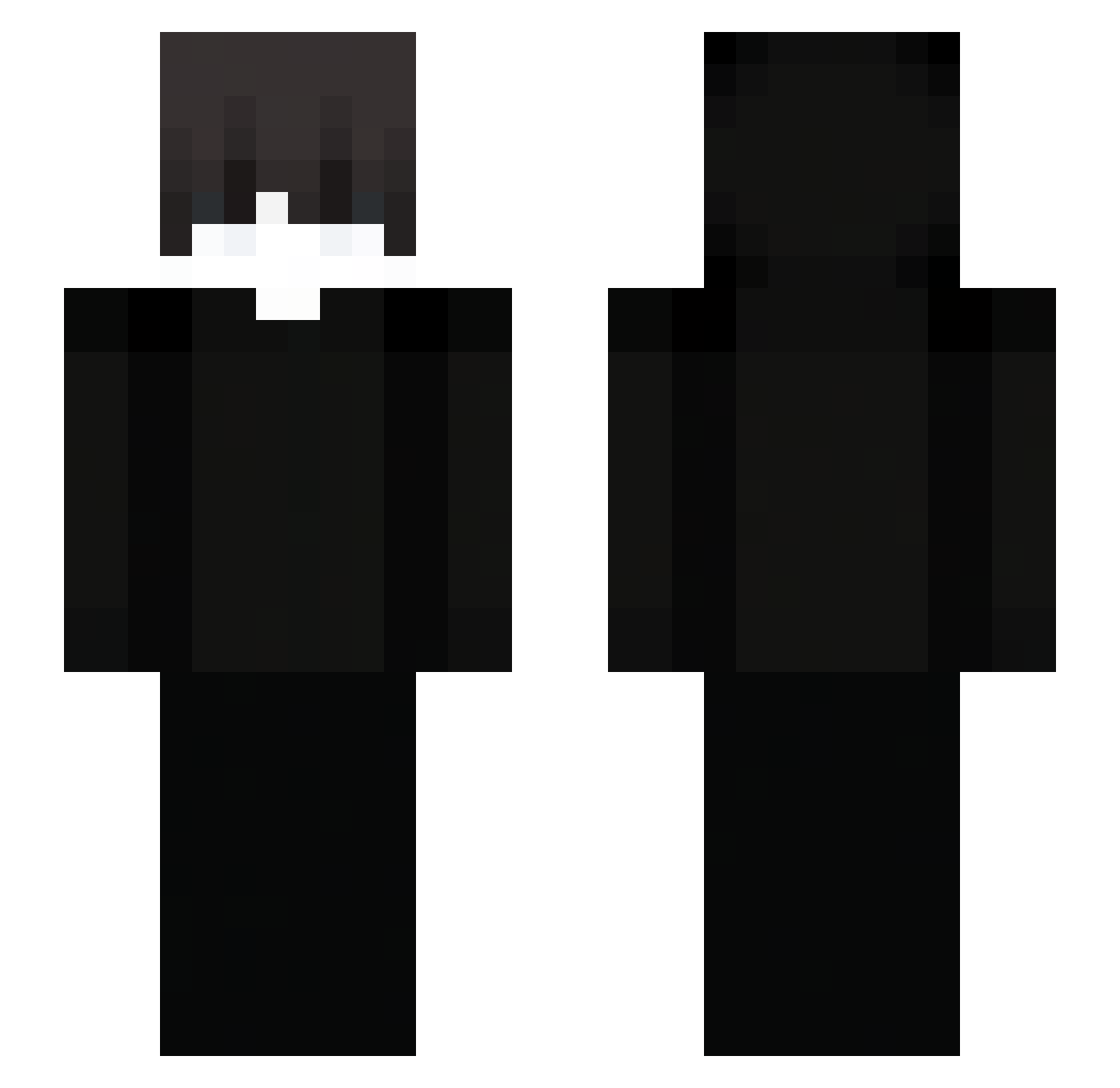 ZYPH3Rzz Minecraft skin, front and back view