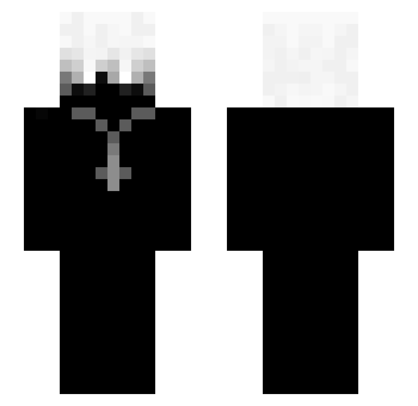 xnqnny Minecraft skin, front and back view