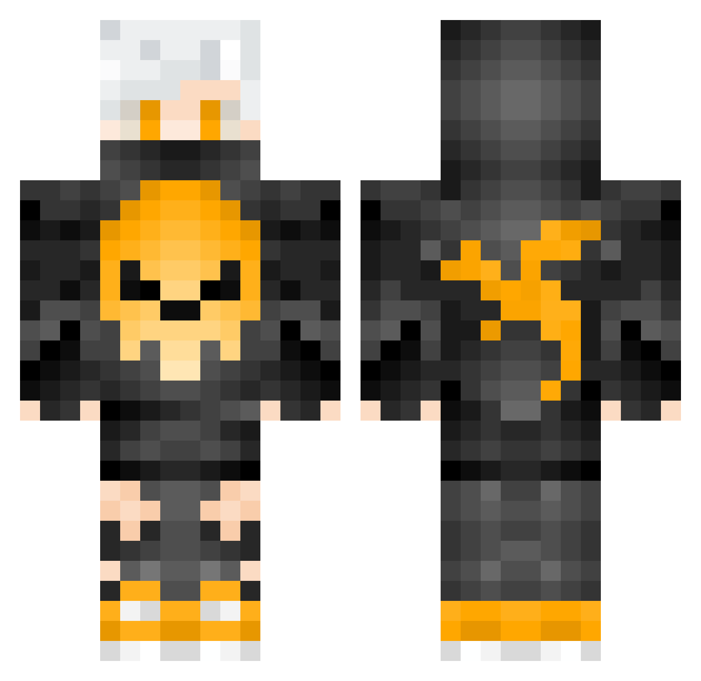 REAPER__PLAYZ Minecraft skin, front and back view