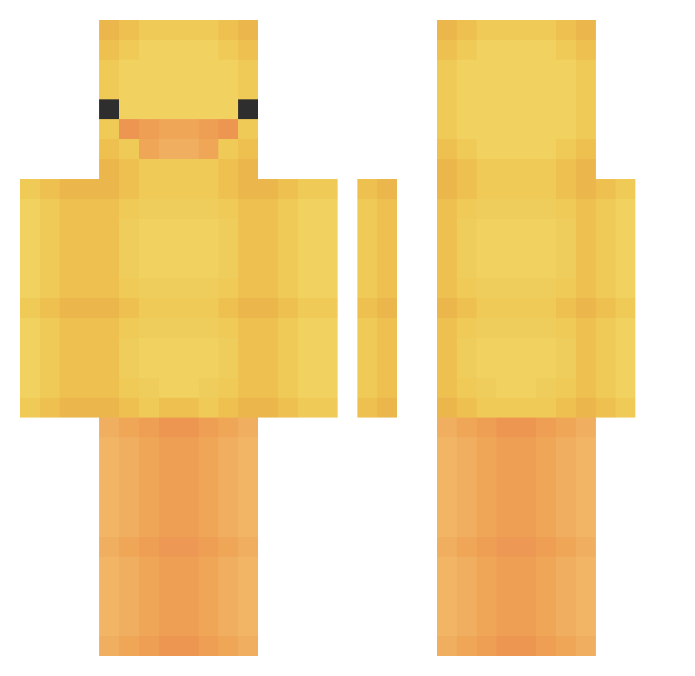 zzzzen_ Minecraft skin, front and back view