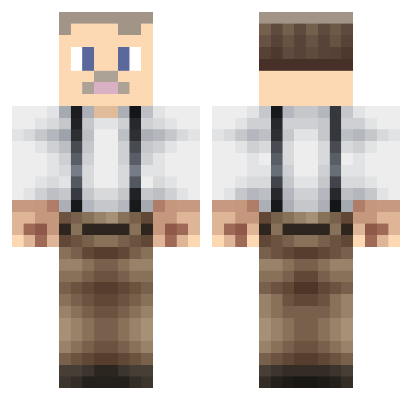 ThekenThomas Minecraft skin, front and back view