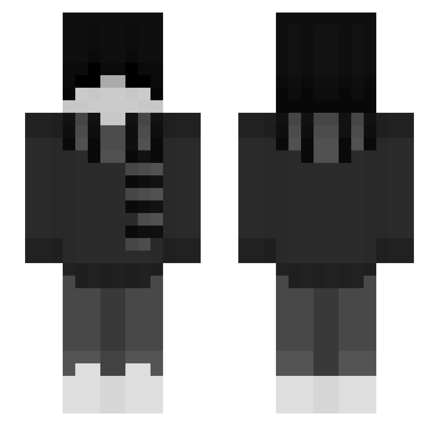 Ricardo_2017 Minecraft skin, front and back view
