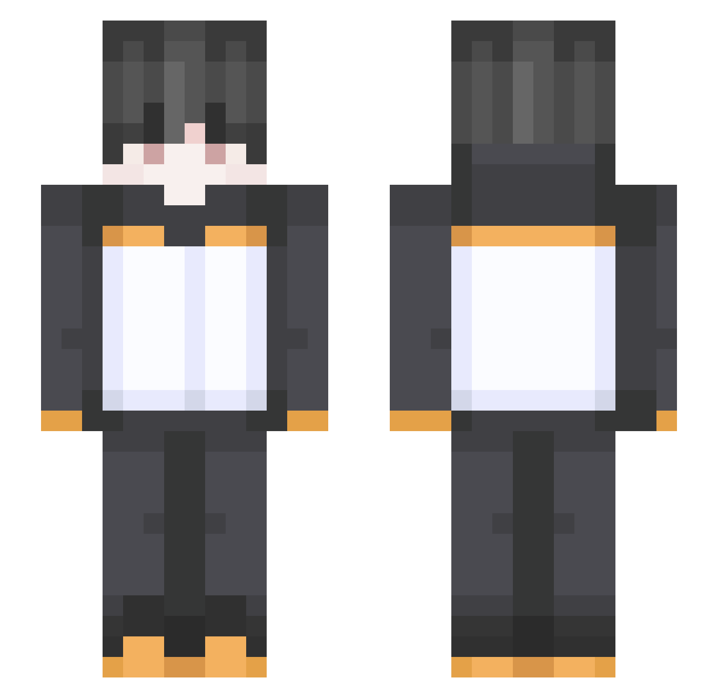 subaru46 Minecraft skin, front and back view