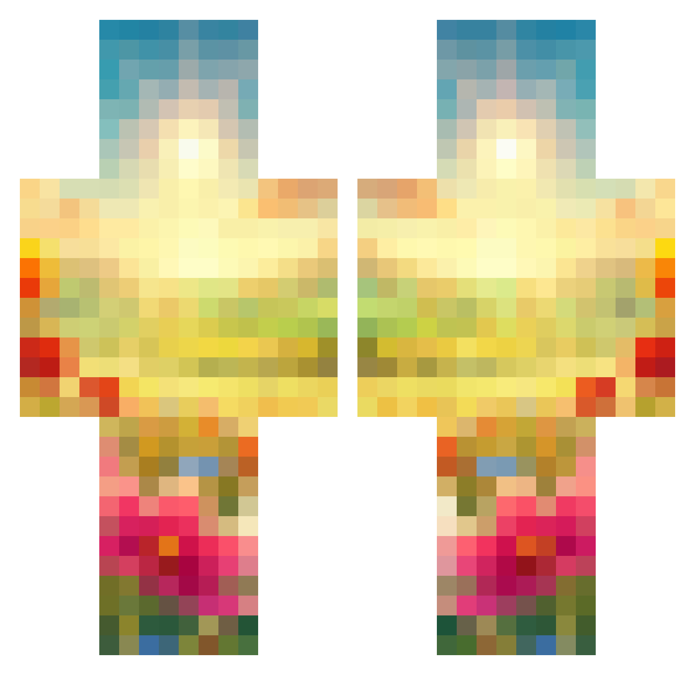 Szymjong_Ung Minecraft skin, front and back view