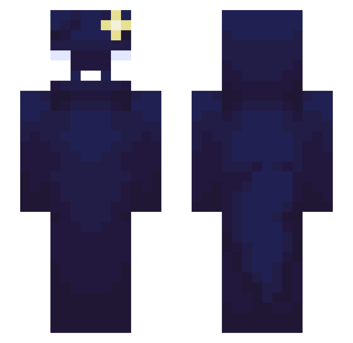 qwqketchup Minecraft skin, front and back view