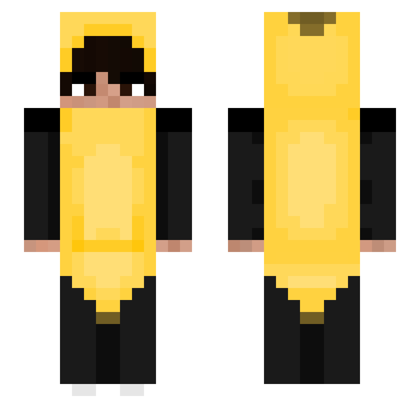 http_elliott Minecraft skin, front and back view