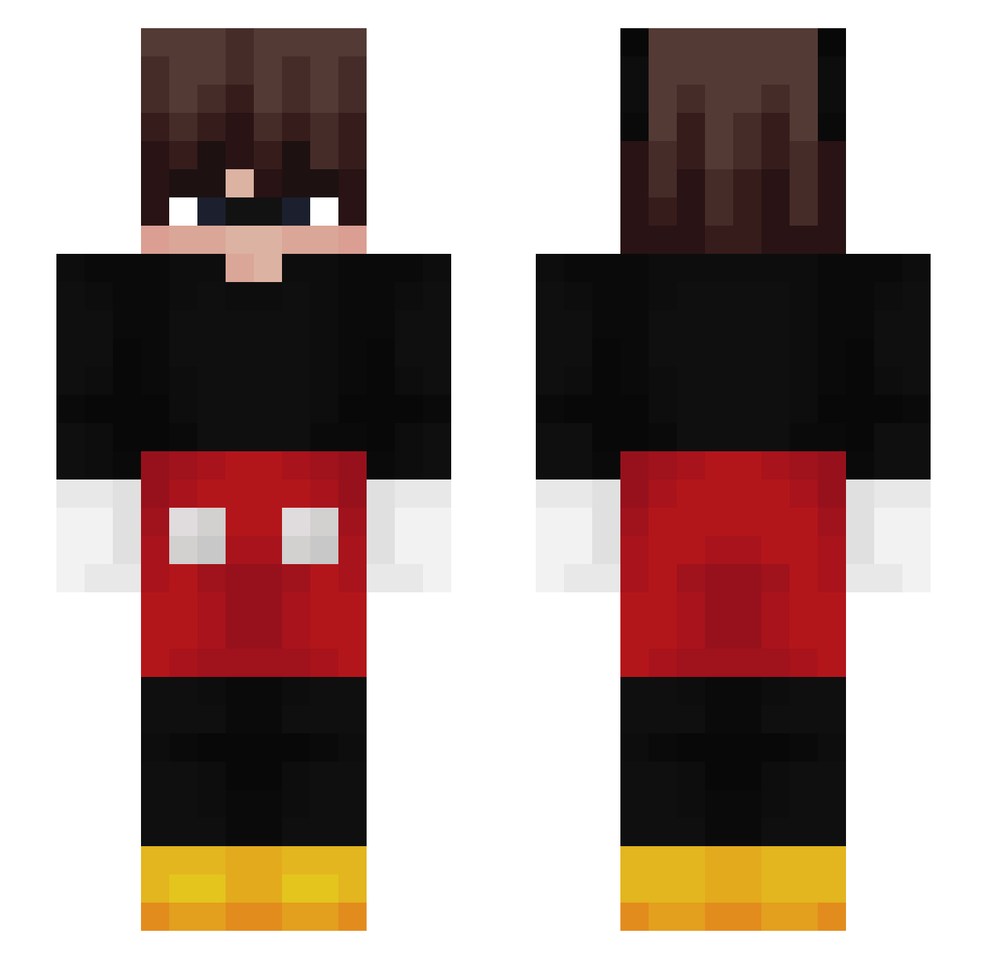 mgdasilva Minecraft skin, front and back view