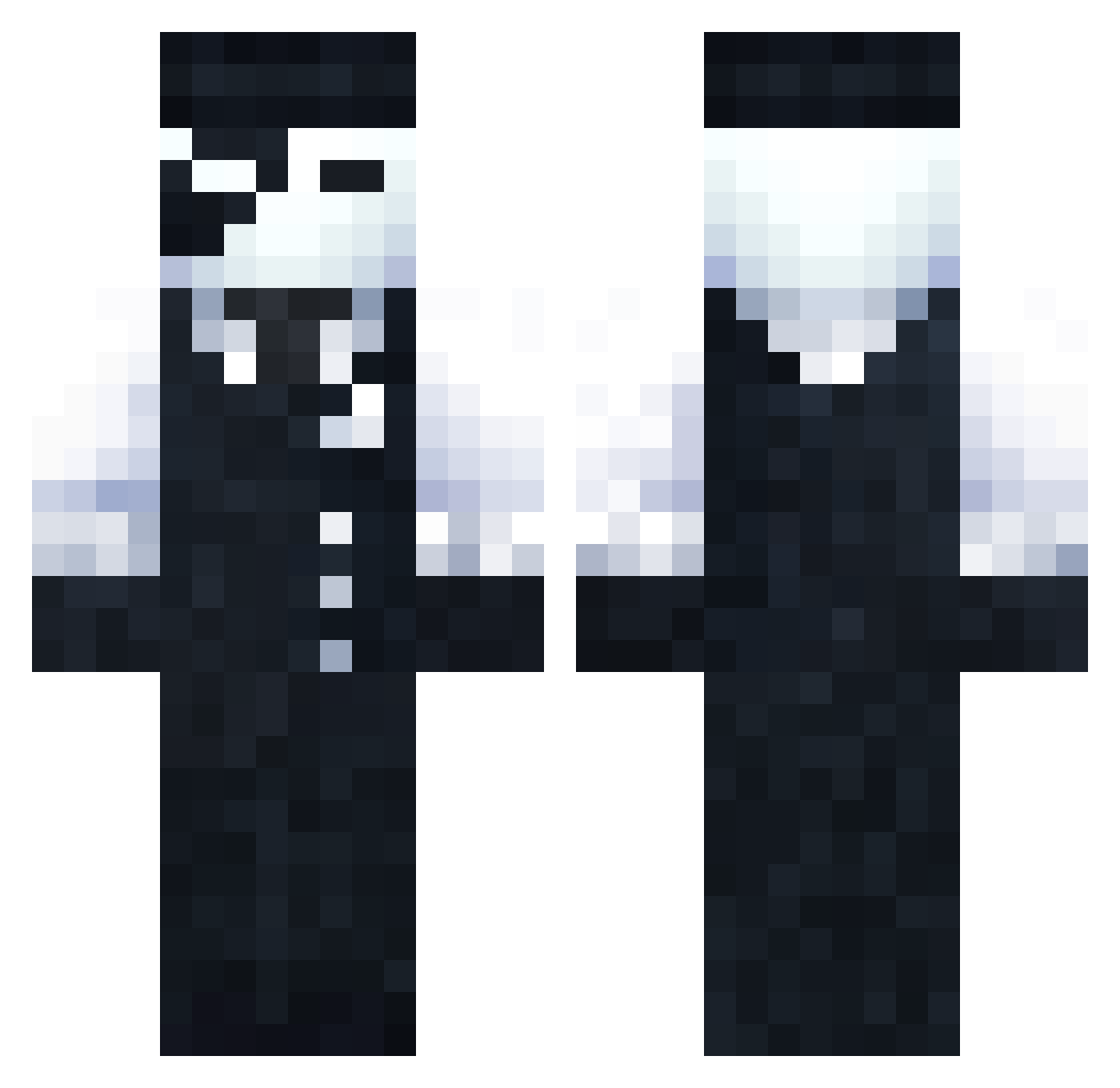 killerm0thz Minecraft skin, front and back view