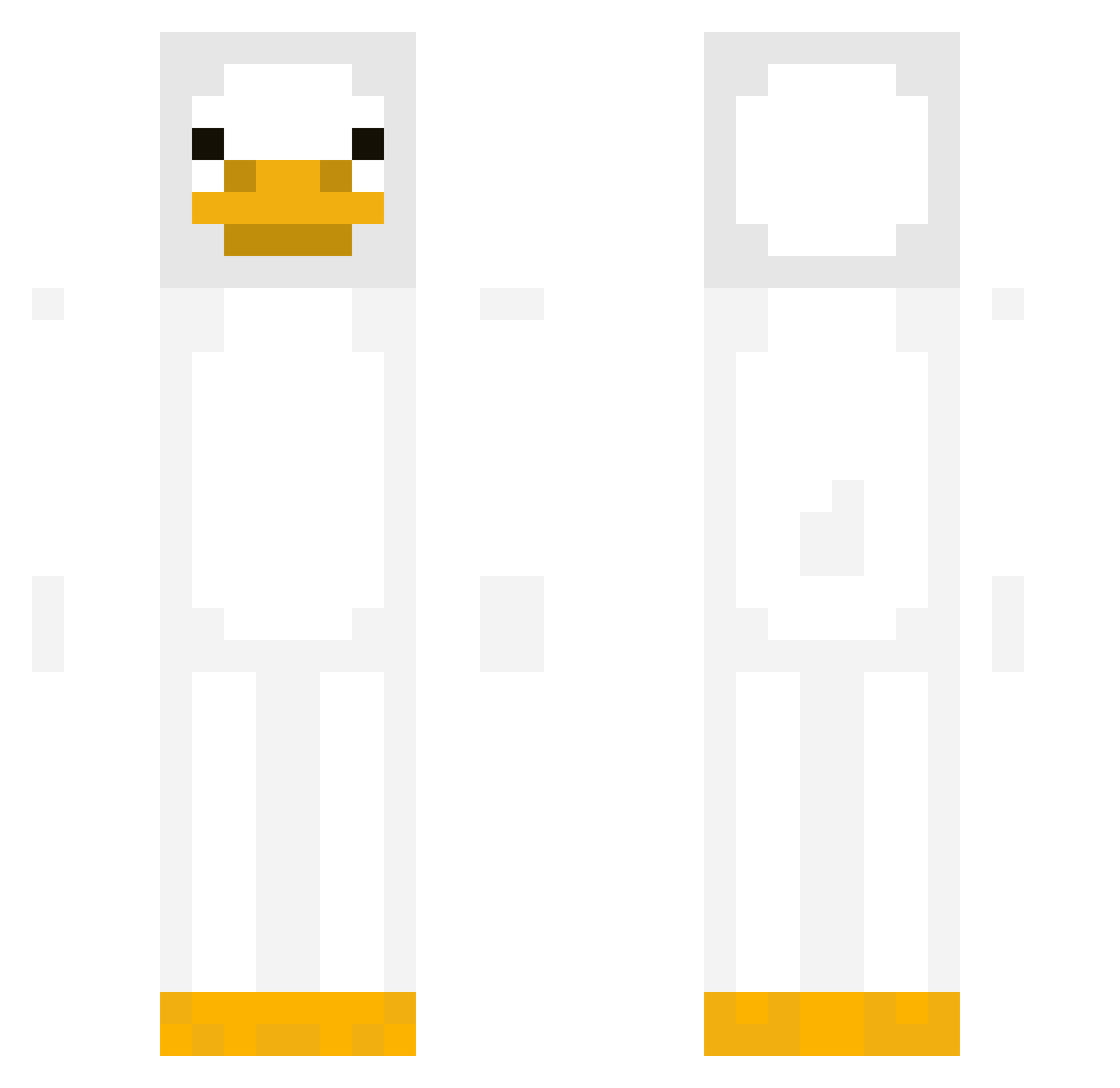 Ste260106 Minecraft skin, front and back view