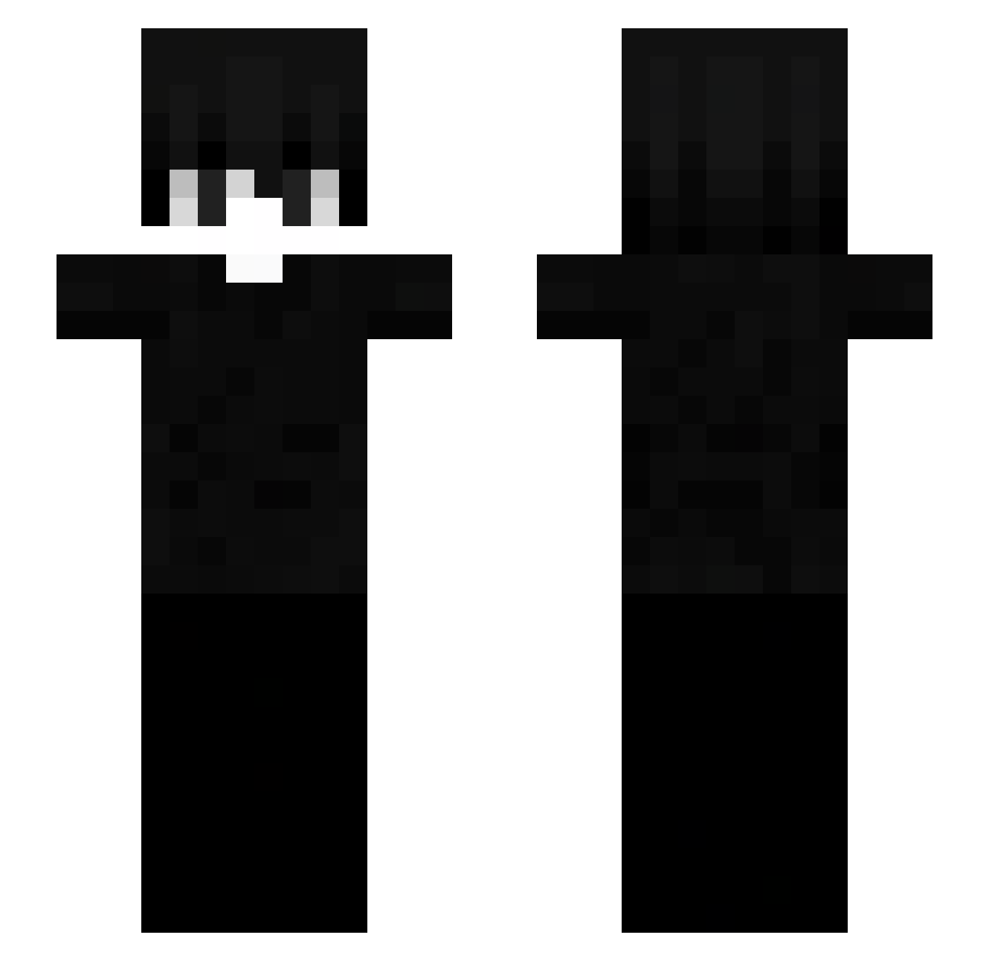 forjaebin Minecraft skin, front and back view