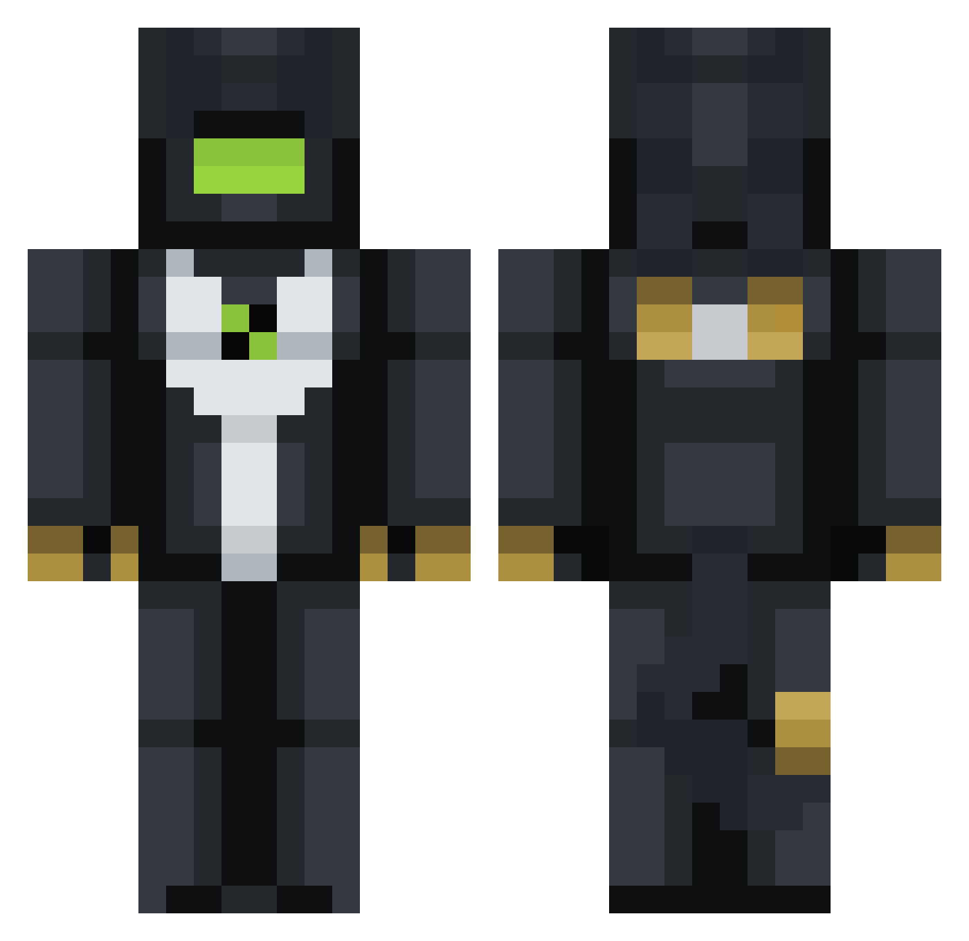 2009HondaMenace Minecraft skin, front and back view